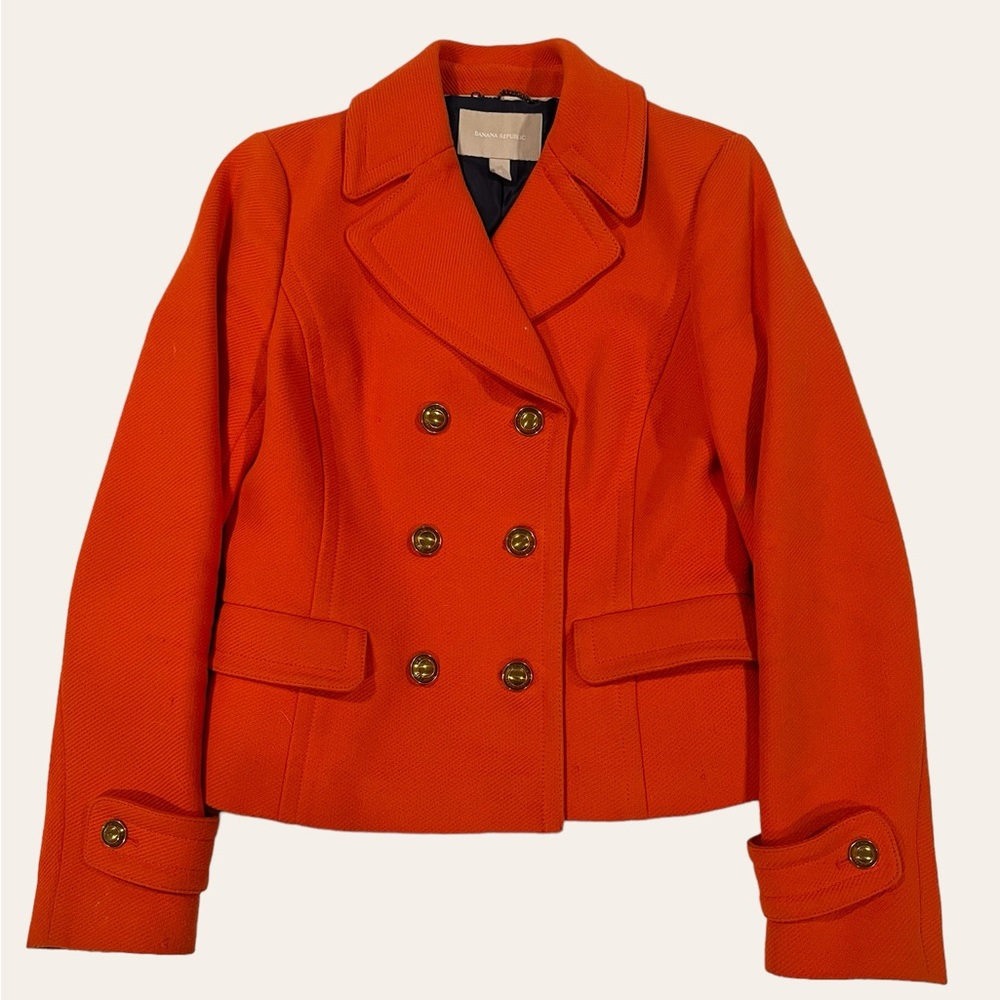 Gently worn Banana Republic size small cotton shell blazer